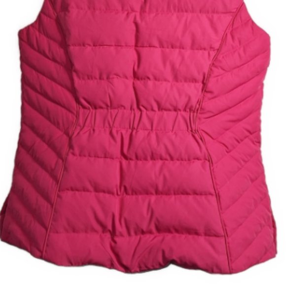 Talbots Womens Pink Down Insulated Full Zip Puffer Vest Jacket Size 0P - Picture 5 of 7